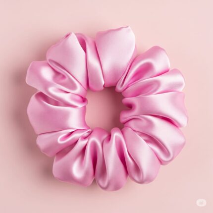 Allsisterss Luxurious Satin Scrunchie – Dusty Rose